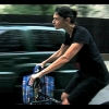 Ellen Weissbrod bikes through New York City