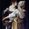 Judith and Her Maidservant  ca. 1618-19 Galleria Palatina Palazzo Pitti