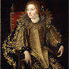 Portrait of a Lady in an Elegant Dress ca. 1620-30   Private European Collection