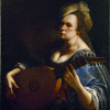 Self Portrait as a Lute Player ca. 1615-17      Curtis Galleries Minneapolis, MN